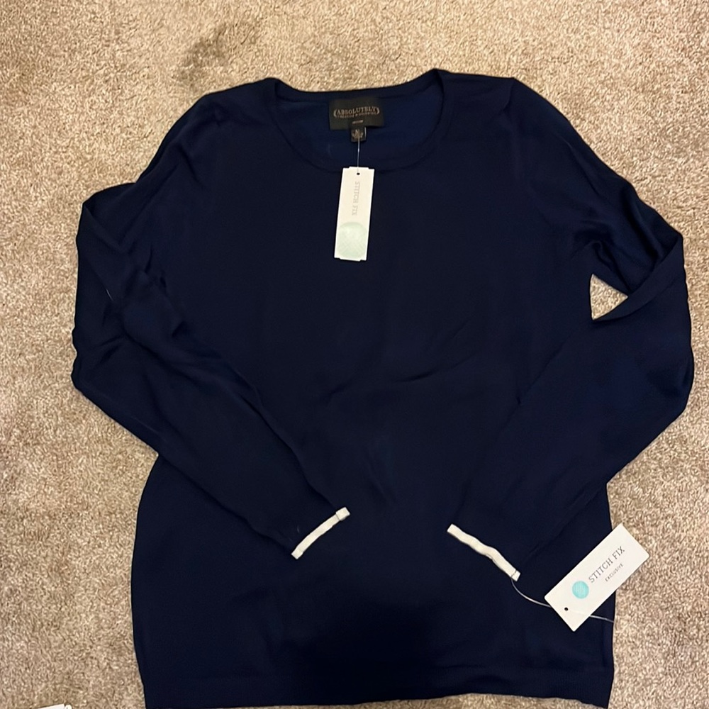 Absolutely Blue Crewneck Sweater
